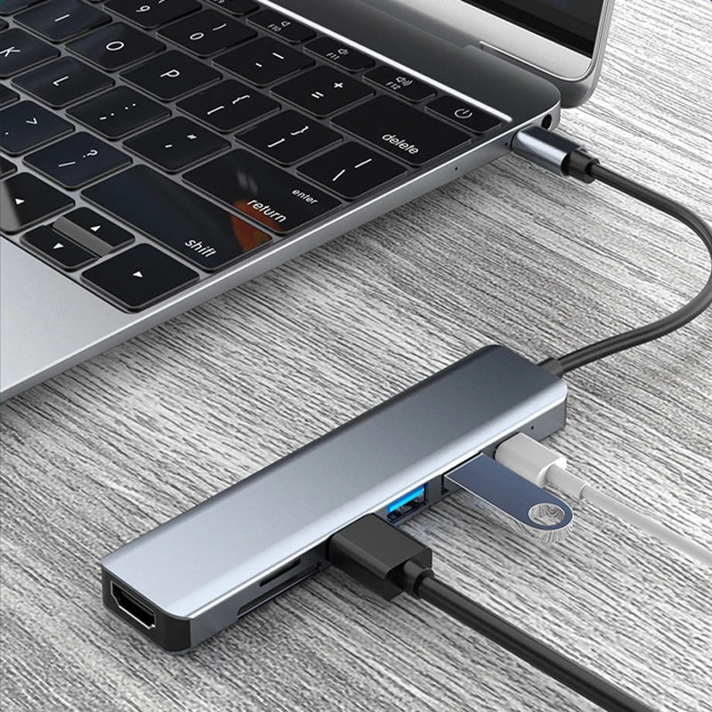 USB C HUB Multiport Adapter/ Docking Station - All Seasons Gifting