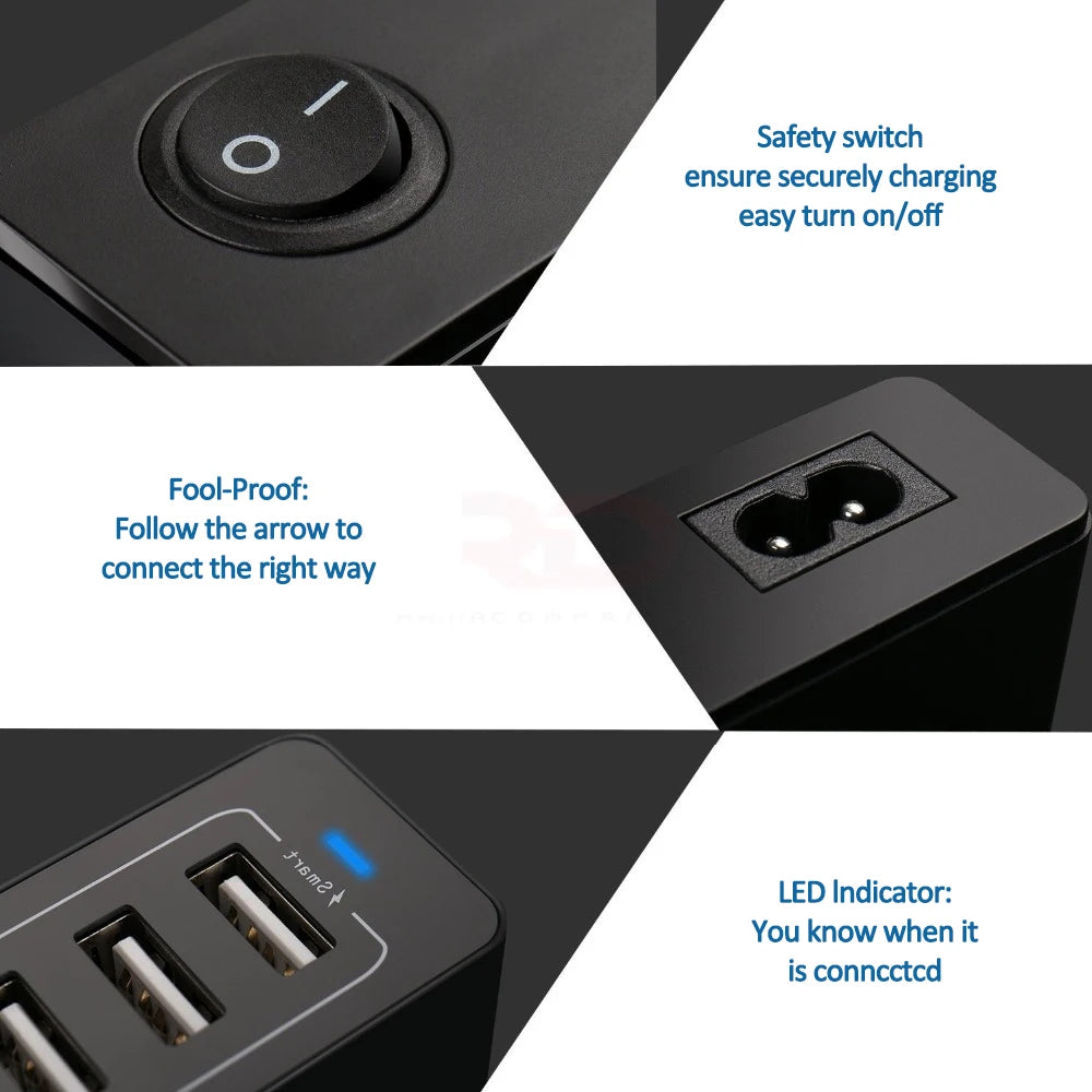 10Port USB Charging Dock