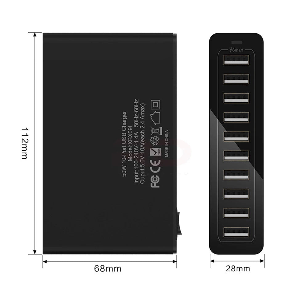 10Port USB Charging Dock