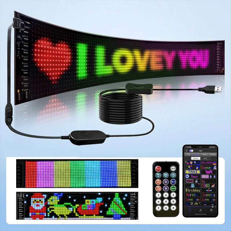 LED Matrix Pixel Panel - Bluetooth controlled - All Seasons Gifting