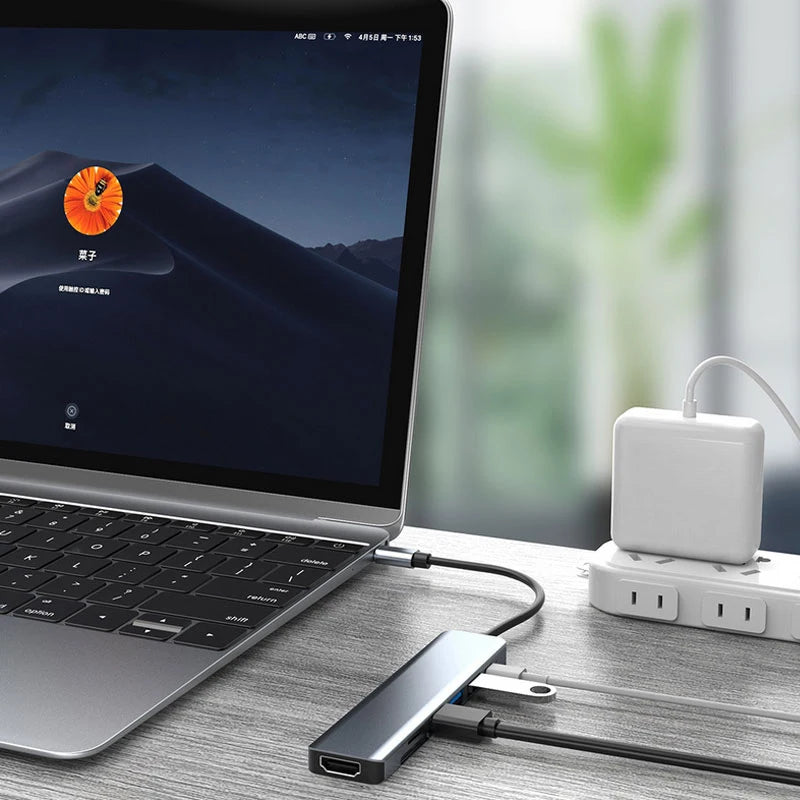 USB C HUB Multiport Adapter/ Docking Station - All Seasons Gifting