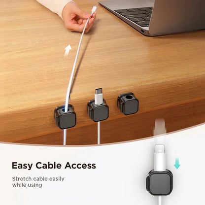 6Pcs/12Pcs Set Charging Cable Magnetic Cable Organizer