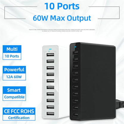 10Port USB Charging Dock